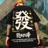 "National trend T-shirt, men's fashion brand, overweight and plus-size hip-hop loose short-sleeved top, Hong Kong-style ins half-sleeved T-shirt. Application Scenario